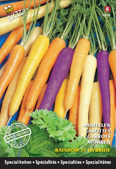 Carrot Rainbow F1 Mix (Daucus) 400 seeds